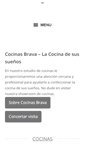 Mobile Screenshot of cocinasbrava.com